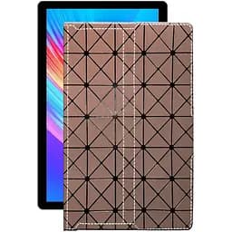 Чохол StatusCASE з екошкіри для планшету Teclast T30 Коричневий ромб