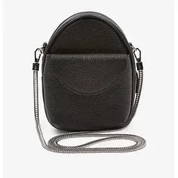 Міні-сумка Kroha чорна зерниста