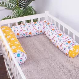 Валики-бортики MirSon Kids Time 18-0002 Sweet Home защитные белые 2 шт.