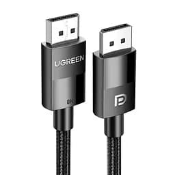 Кабель UGREEN DP114 DP 1.4 Male to Male Plastic Case Braided Cable 1m (UGR-80390)