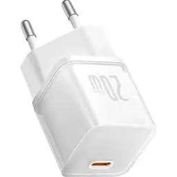 Мережевий зарядний пристрій Baseus GaN5S Fast Charger 1Type-C 20W EU P10162503213-00 White