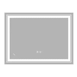Дзеркало Zerix Alive MR06-80x60-Reverse з LED Touch, Anti-fog, димером, регулятором яскравості ZX6062