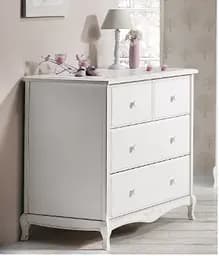 Комод Trama Glamour Matt White, белый (8312632)