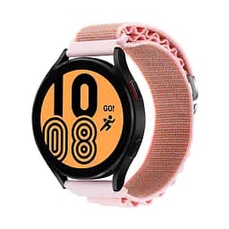 Ремінець для Realme Watch - рожевий Watchbands NormalCloth Wave ширина кріплення 20мм нейлоновий (W26-1WB16719755) - мініатюра 3