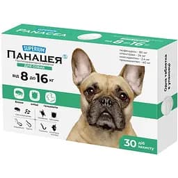 Протипаразитарна пігулка для собак Superium Панацея 8-16 кг