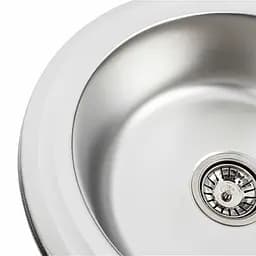 Кухонна мийка з нержавіючої сталі Platinum декор 5745 (0,6/170 мм), R, Decor - мініатюра 5