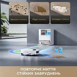 Робот-пилосос миючий Dreame Aqua 10 Ultra Track Complete White - мініатюра 8