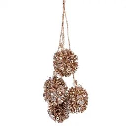 Гілочка декоративна Yes! Fun Золоті кулі 25 см золота (974776)