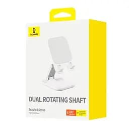 Підставка для ґаджетів Baseus Seashell Series Folding Tablet Stand B10451500211-00 White - мініатюра 2