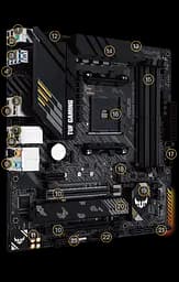 Материнська плата Asus B550M-E TUF Gaming Socket AM4 (TUF GAMING B550M-E) Б/В - мініатюра 2