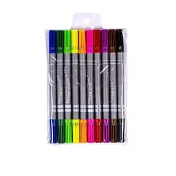 Дитячі Фломастери "Двосторонній" COLOR-IT 108-10F 10 кольорів