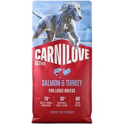 Сухий корм для собак великих порід Carnilove Active Salmon & Turkey Large Breed лосось та індичка 12 кг