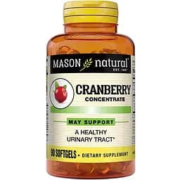 Натуральная добавка Mason Natural Cranberry Concentrate, 90 капсул