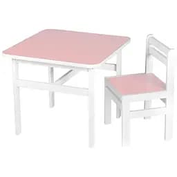 Дитячий столик DS-SP04 зі стільчиком у плівці рожевий