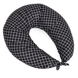 Подушка для беременных и кормления MirSon №5021 Color Line Eshalan 30х170 см черно-белая (2200010969818)