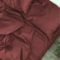 Простирадло на гумці MirSon Satin Light Pro 10-021 Brick red 160x200 см темно-червоне (2200011025483)
