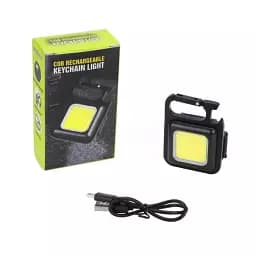 Акумуляторний LED ліхтарик COB 500 лм магніт, карабін, підставка 180°, Type-C, IPX4, відкривачка - мініатюра 5