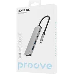 USB-хаб Proove Iron Link 5-in-1 (HBIL00222024) [125132] - мініатюра 3