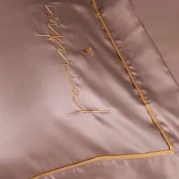 Простирадло на гумці MirSon Imperial Tencel №08 Beige 200х220 см бежеве (2200010756562) - мініатюра 5