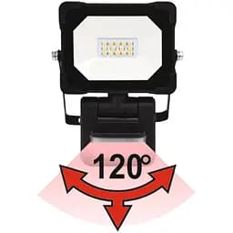 Прожектор Yato SMD LED датчик руху 50 Вт 230 В 4750 лм 75 діодів чорний (YT-818291) - мініатюра 6
