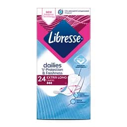 Щоденні прокладки Libresse Dailies Fresh Extra Long Подовжені 24 шт. - мініатюра 2