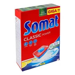 Уцінка. Таблетки для посудомийної машини Somat Lemon Classic power 95 шт.  - мініатюра 5