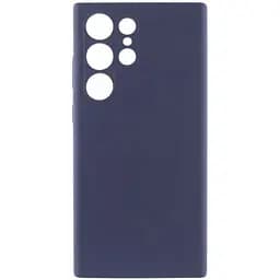 Чохол Lakshmi Silicone Cover Full Camera (AAA) для Samsung Galaxy S24 Ultra Темно-синій / Midnight blue