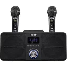 Портативна бездротова караоке система SDRD з Двома Мікрофонами SD309 (585)