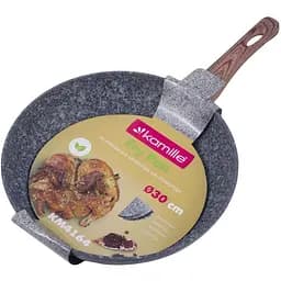 Сковорода с антипригарным покрытием Kamille 30 см Серая 000274982