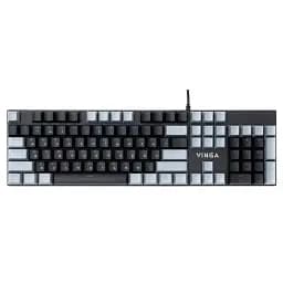 Клавіатура Vinga KBGM-090 LED Red Switch USB Grey/Black (KBGM-090R Grey/Black) - мініатюра 5