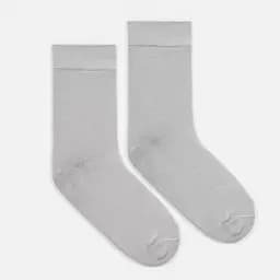 Шкарпетки чоловічі однотонні класичні високі безшовні якісні ORGANIC cotton JILL ANTONY Сірий, 39-41