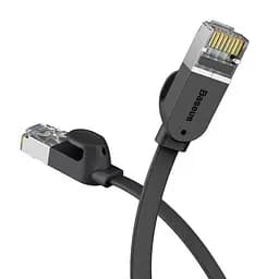 Патч-корд (мережевий кабель) Baseus high Speed Six types of RJ45 3м PCWL-C01 Black - мініатюра 2