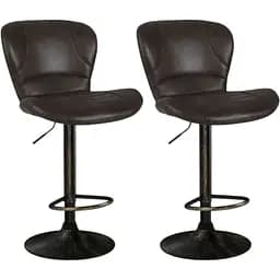 Комплект барных стульев Costway Dantes со спинкой в ​​стиле Loft