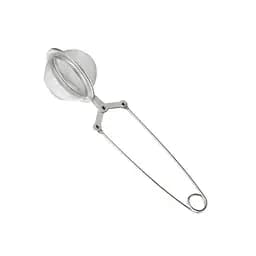 Ситечко щипцы для заваривания чая и кофе из нержавеющей стали (диаметр сита 4.5 см), Kitchen Master Серебристый 85071