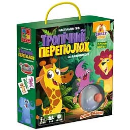 Настільна гра Vladi Toys Тропічний переполох 50 карток правила гри 1 дзвіночок (VT8010-13)