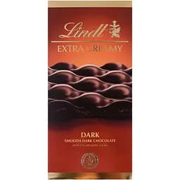 Шоколад чорний Lindt Extra Creamy 80 г