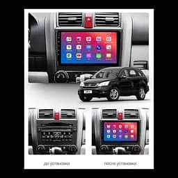Штатний головний пристрій EasyGo HD901-F50 9 inch Honda CR-V III 2007-2012 - мініатюра 2