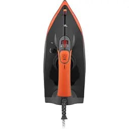 Праска Ardesto IR-C2233-GR, Black/Orange, 2200W, кераміка, паровий удар, резервур 340мл, захист від кальцинації, антикрапля, плавне регулювання потужності пари, автоматичне відключення - мініатюра 3