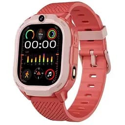 Детские смарт-часы Lemfo T70 S с 4G прослушкой видеозвонком и GPS-трекером Красный