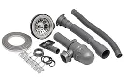 Кухонна мийка Brinex 510-D 0,8 мм, врізна BRIN510MDEC08 - мініатюра 6