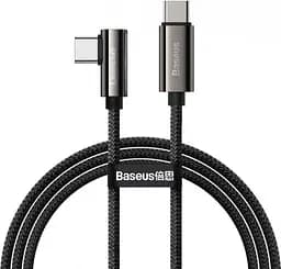 Кабель Baseus Legend Series Elbow Fast Charging Data Cable Type-CtoType-C 100W 2m CATCS-A01 Black