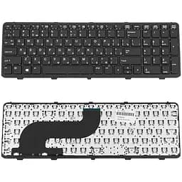 Клавіатура для ноутбука HP (ProBook: 650 G1, 655 G1) rus, black, з фреймом, без джойстика - мініатюра 2