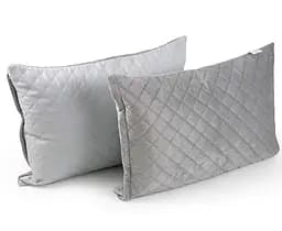 Чохол на подушку Руно 50х70 VeLour "Grey ромб" 382.55_Grey ромб - мініатюра 3