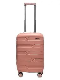 Валіза маленька S поліпропілен Milano bag 0306 56×35×24см 33л Рожевий