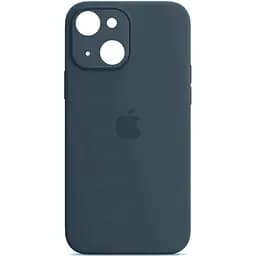Чехол Silicone Case Full Camera Protective AA для iPhone 13 6.1" Синий / Abyss Blue
