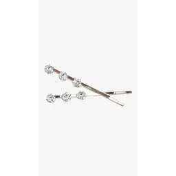 Невидимки для девочки Polin 3432B-5 2 шт Серебряный