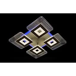 LED люстра світильник з пультом і підсвічуванням Linisoln 2726-4 GR - мініатюра 3