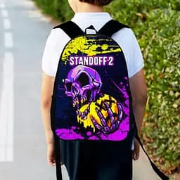 Рюкзак детский стендофф "Standoff2" 34х27см, городской ранец для мальчика с принтом (00345)