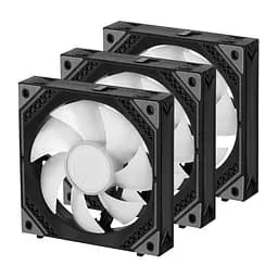 2E Gaming Корпусний вентилятор 2E GAMING Air Cool ACF120MB-ARGB, 3x120мм, 2000rpm, 4pin PWM +5VARGB, 20.5dBa, чорний - мініатюра 7
