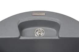 Кухонна мийка гранітна Miraggio Valencia gray 442x442x202 00211006, Сірий - мініатюра 3